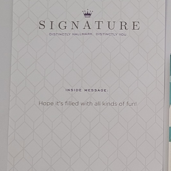 Hallmark Festive Christmas Greeting Card with Santa and Reindeer - Picture 4 of 5